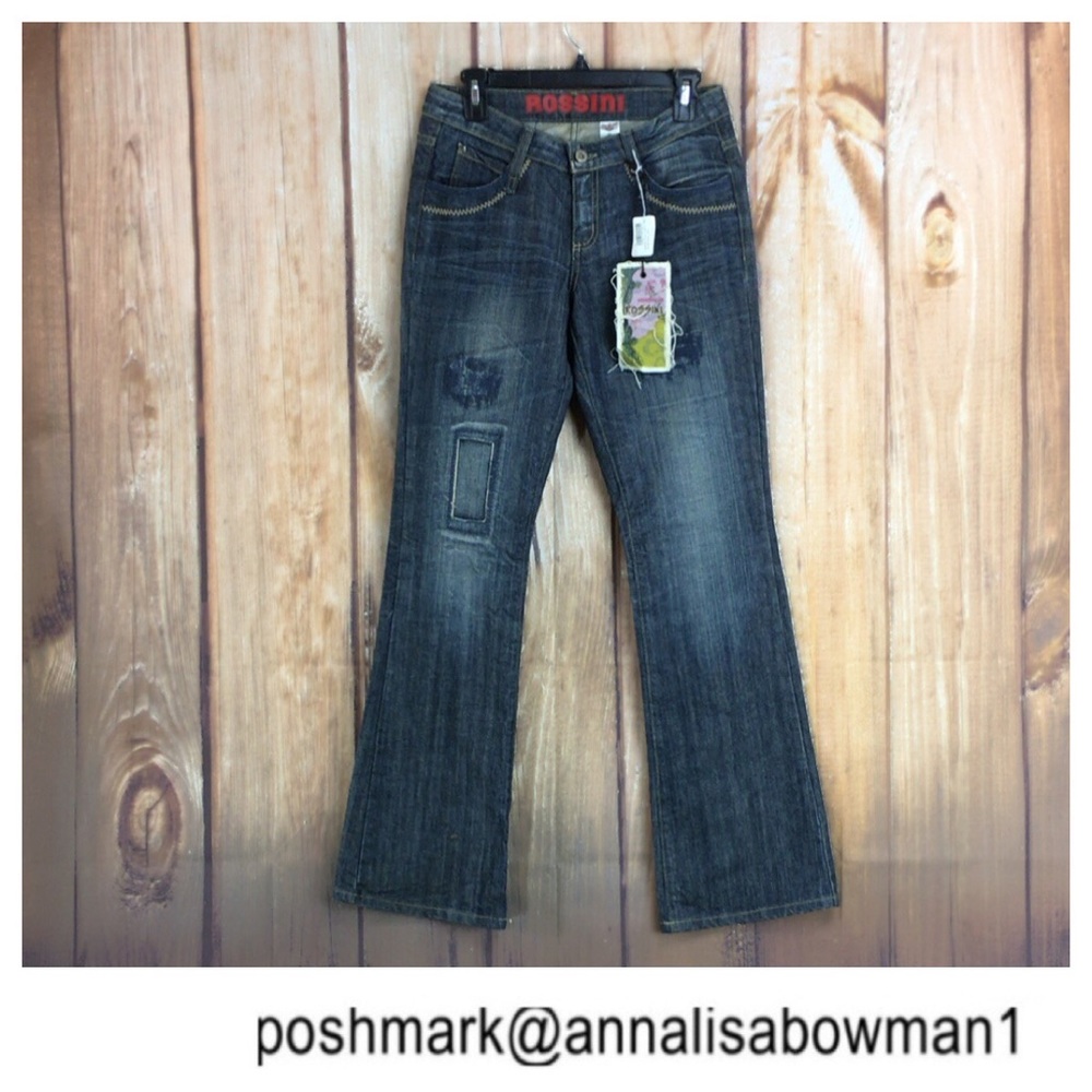 💙ROSSINI 4 Multi Pocket Bootcut jean size 27